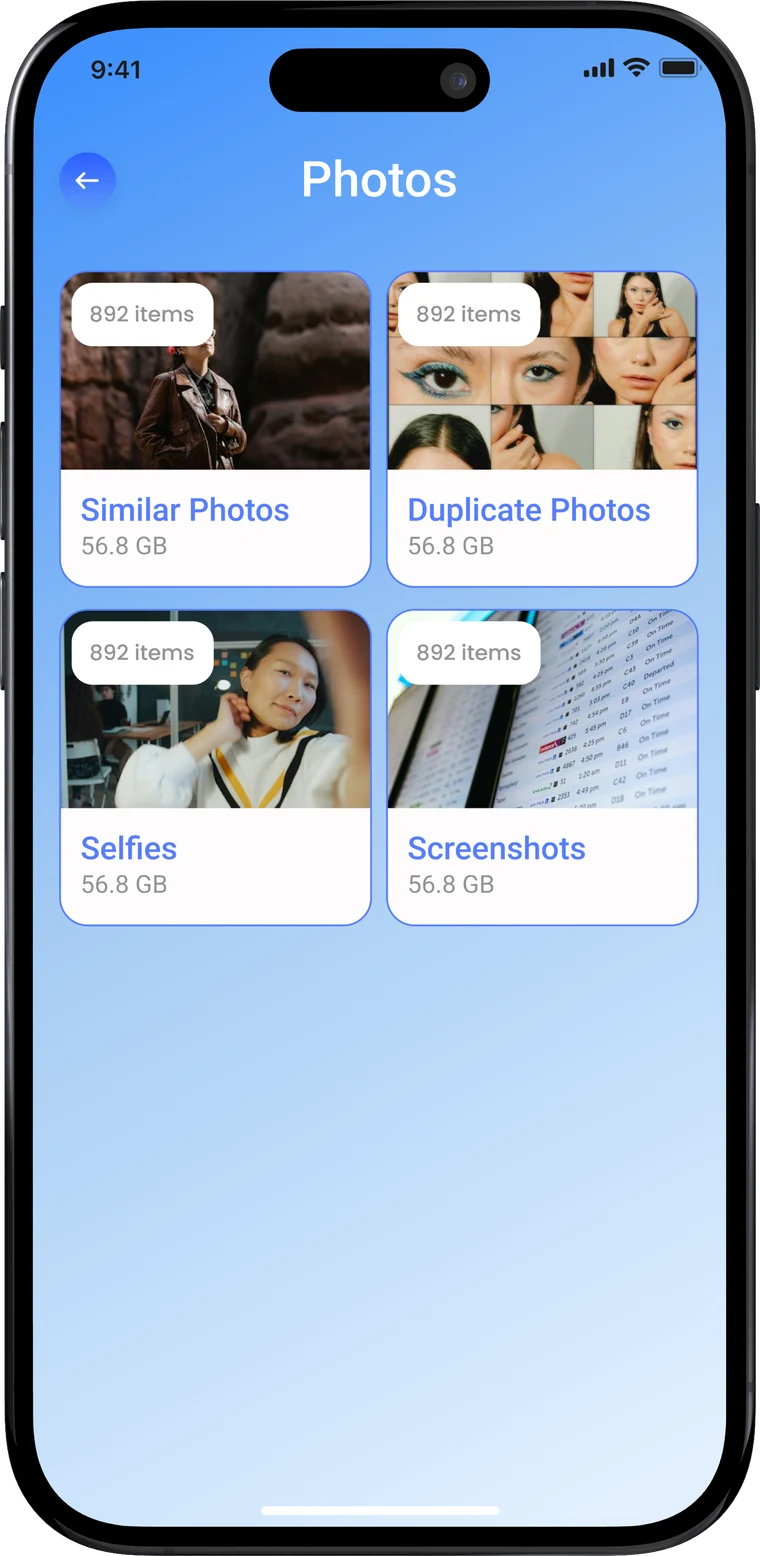 Photos categories